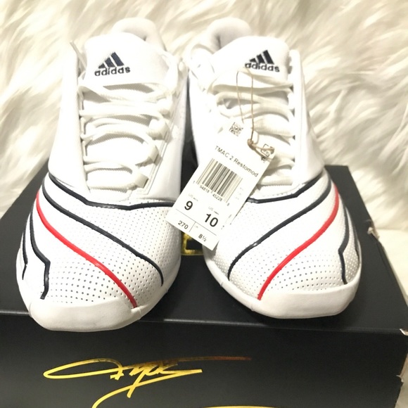 ADIDAS TRACY McGRADY RESTOMOD TMAC 2 MID TOP BASKETBALL SHOES H67327 MEN’s 9 NEW - Picture 2 of 9